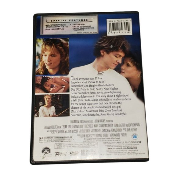 Some Kind of Wonderful (DVD, Widescreen, 1987) - GUC - Picture 2 of 2